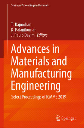 Rajmohan / Palanikumar / Davim |  Advances in Materials and Manufacturing Engineering | eBook | Sack Fachmedien