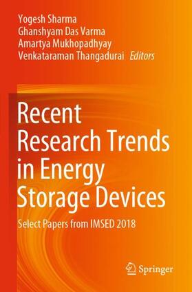 Sharma / Thangadurai / Varma |  Recent Research Trends in Energy Storage Devices | Buch |  Sack Fachmedien