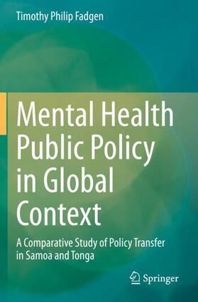 Fadgen |  Mental Health Public Policy in Global Context | Buch |  Sack Fachmedien
