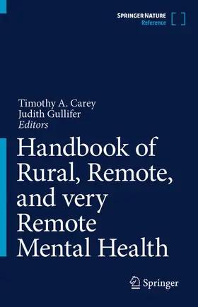 Carey / Gullifer |  Handbook of Rural, Remote, and Very Remote Mental Health | Buch |  Sack Fachmedien