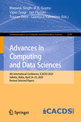 Singh / Gupta / Tyagi |  Advances in Computing and Data Sciences | eBook | Sack Fachmedien