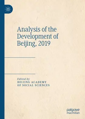 Beijing Academy of Social Sciences |  Analysis of the Development of Beijing, 2019 | Buch |  Sack Fachmedien