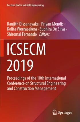 Dissanayake / Mendis / Fernando |  ICSECM 2019 | Buch |  Sack Fachmedien