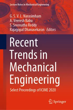 Narasimham / Babu / Reddy |  Recent Trends in Mechanical Engineering | eBook | Sack Fachmedien