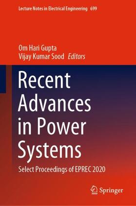 Gupta / Sood |  Recent Advances in Power Systems | Buch |  Sack Fachmedien