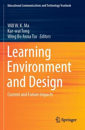 Ma / Tso / Tong |  Learning Environment and Design | Buch |  Sack Fachmedien