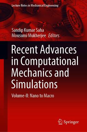 Saha / Mukherjee |  Recent Advances in Computational Mechanics and Simulations | eBook | Sack Fachmedien