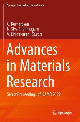 Kumaresan / Dhinakaran / Shanmugam |  Advances in Materials Research | Buch |  Sack Fachmedien