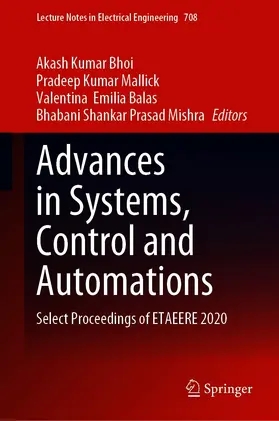 Bhoi / Mallick / Balas | Advances in Systems, Control and Automations | E-Book | sack.de