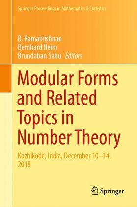 Ramakrishnan / Sahu / Heim |  Modular Forms and Related Topics in Number Theory | Buch |  Sack Fachmedien