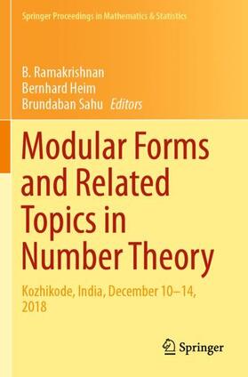 Ramakrishnan / Sahu / Heim |  Modular Forms and Related Topics in Number Theory | Buch |  Sack Fachmedien