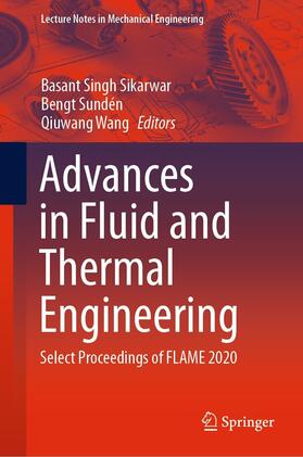 Sikarwar / Sundén / Wang |  Advances in Fluid and Thermal Engineering | eBook | Sack Fachmedien