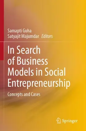 Majumdar / Guha |  In Search of Business Models in Social Entrepreneurship | Buch |  Sack Fachmedien