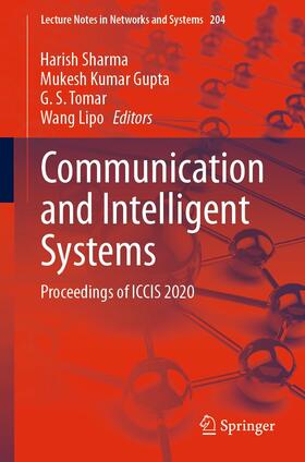 Sharma / Gupta / Tomar |  Communication and Intelligent Systems | eBook | Sack Fachmedien