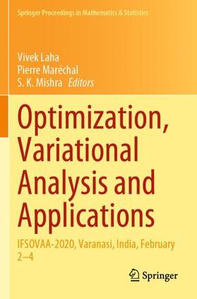 Laha / Mishra / Maréchal |  Optimization, Variational Analysis and Applications | Buch |  Sack Fachmedien