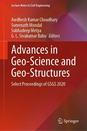 Choudhary / Mondal / Metya |  Advances in Geo-Science and Geo-Structures | eBook | Sack Fachmedien