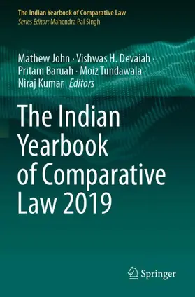 John / Devaiah / Kumar |  The Indian Yearbook of Comparative Law 2019 | Buch |  Sack Fachmedien