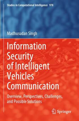 Singh |  Information Security of Intelligent Vehicles Communication | Buch |  Sack Fachmedien