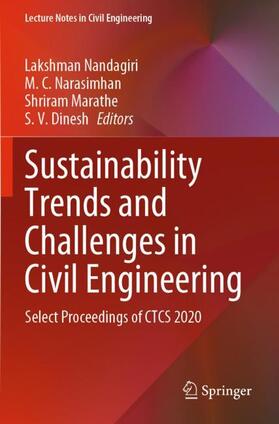 Nandagiri / Dinesh / Narasimhan |  Sustainability Trends and Challenges in Civil Engineering | Buch |  Sack Fachmedien