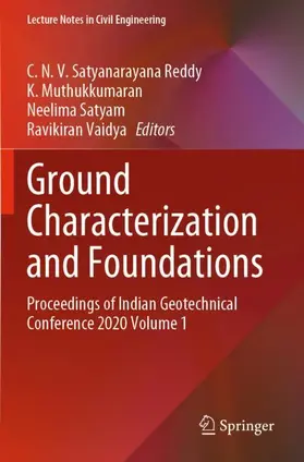 Satyanarayana Reddy / Vaidya / Muthukkumaran |  Ground Characterization and Foundations | Buch |  Sack Fachmedien