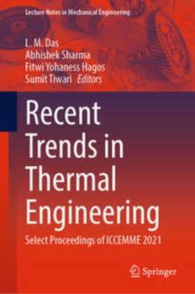 Das / Sharma / Hagos |  Recent Trends in Thermal Engineering | eBook | Sack Fachmedien