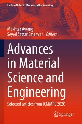 Emamian / Awang | Advances in Material Science and Engineering | Buch | 978-981-16-3643-1 | sack.de