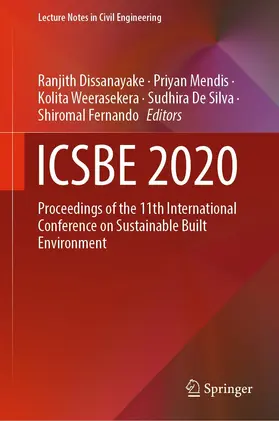 Dissanayake / Mendis / Weerasekera |  ICSBE 2020 | eBook | Sack Fachmedien