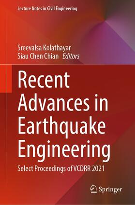 Kolathayar / Chian |  Recent Advances in Earthquake Engineering | eBook | Sack Fachmedien