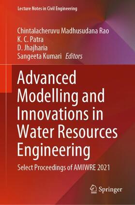 Rao / Kumari / Patra |  Advanced Modelling and Innovations in Water Resources Engineering | Buch |  Sack Fachmedien