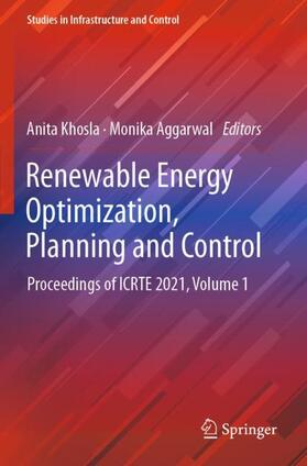Aggarwal / Khosla |  Renewable Energy Optimization, Planning and Control | Buch |  Sack Fachmedien