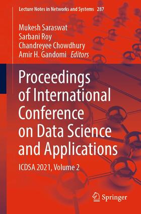 Saraswat / Roy / Chowdhury |  Proceedings of International Conference on Data Science and Applications | eBook | Sack Fachmedien