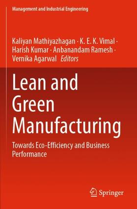 Mathiyazhagan / Vimal / Agarwal |  Lean and Green Manufacturing | Buch |  Sack Fachmedien