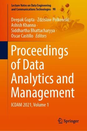 Gupta / Polkowski / Castillo |  Proceedings of Data Analytics and Management | Buch |  Sack Fachmedien