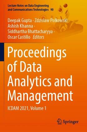 Gupta / Polkowski / Castillo |  Proceedings of Data Analytics and Management | Buch |  Sack Fachmedien