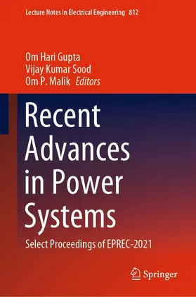 Gupta / Sood / Malik |  Recent Advances in Power Systems | eBook | Sack Fachmedien