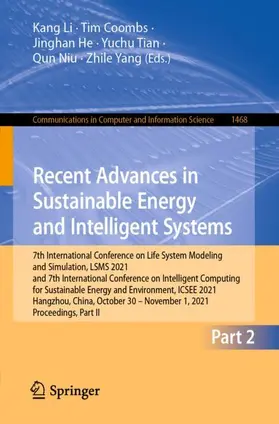 Li / Coombs / Yang |  Recent Advances in Sustainable Energy and Intelligent Systems | Buch |  Sack Fachmedien