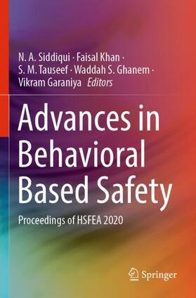 Siddiqui / Khan / Garaniya |  Advances in Behavioral Based Safety | Buch |  Sack Fachmedien