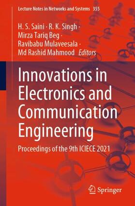 Saini / Singh / Mahmood |  Innovations in Electronics and Communication Engineering | Buch |  Sack Fachmedien