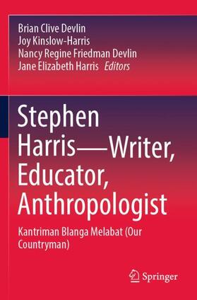 Devlin / Harris / Kinslow-Harris |  Stephen Harris¿Writer, Educator, Anthropologist | Buch |  Sack Fachmedien