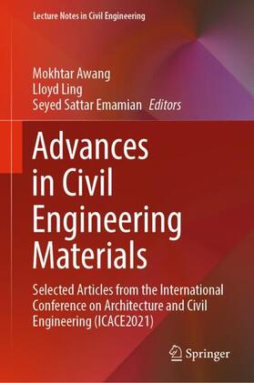 Awang / Emamian / Ling |  Advances in Civil Engineering Materials | Buch |  Sack Fachmedien