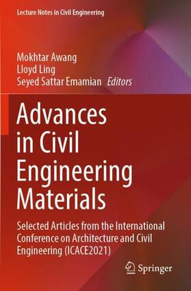 Awang / Emamian / Ling |  Advances in Civil Engineering Materials | Buch |  Sack Fachmedien