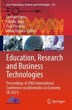 Ciurea / Doinea / Boja |  Education, Research and Business Technologies | Buch |  Sack Fachmedien