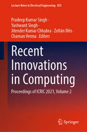 Singh / Chhabra / Illés | Recent Innovations in Computing | E-Book | sack.de