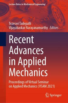 Narayanamurthy / Tadepalli |  Recent Advances in Applied Mechanics | Buch |  Sack Fachmedien