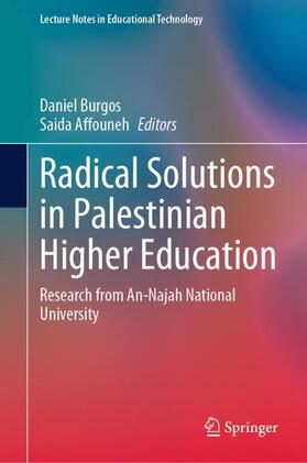 Affouneh / Burgos |  Radical Solutions in Palestinian Higher Education | Buch |  Sack Fachmedien