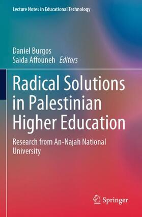 Affouneh / Burgos |  Radical Solutions in Palestinian Higher Education | Buch |  Sack Fachmedien