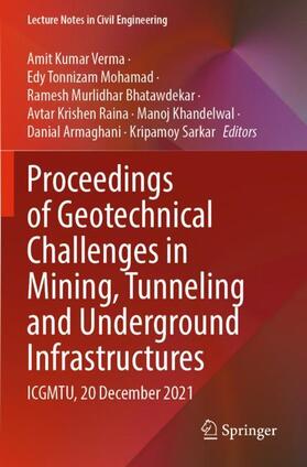 Verma / Mohamad / Bhatawdekar |  Proceedings of Geotechnical Challenges in Mining, Tunneling | Buch |  Sack Fachmedien