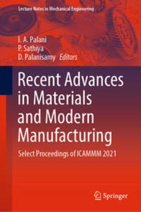 Palani / Sathiya / Palanisamy |  Recent Advances in Materials and Modern Manufacturing | eBook | Sack Fachmedien