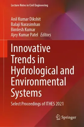 Dikshit / Patel / Narasimhan |  Innovative Trends in Hydrological and Environmental Systems | Buch |  Sack Fachmedien