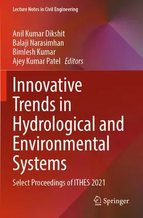 Dikshit / Patel / Narasimhan |  Innovative Trends in Hydrological and Environmental Systems | Buch |  Sack Fachmedien